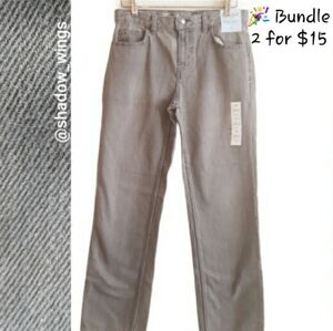 Cat & Jacked Relaxed Straight Jeans - Boy's Size 14 Gray Jeans